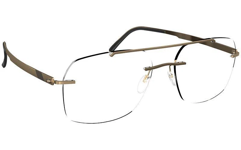Silhouette Venture Demo Rimless 5558 Eyeglasses - view 3